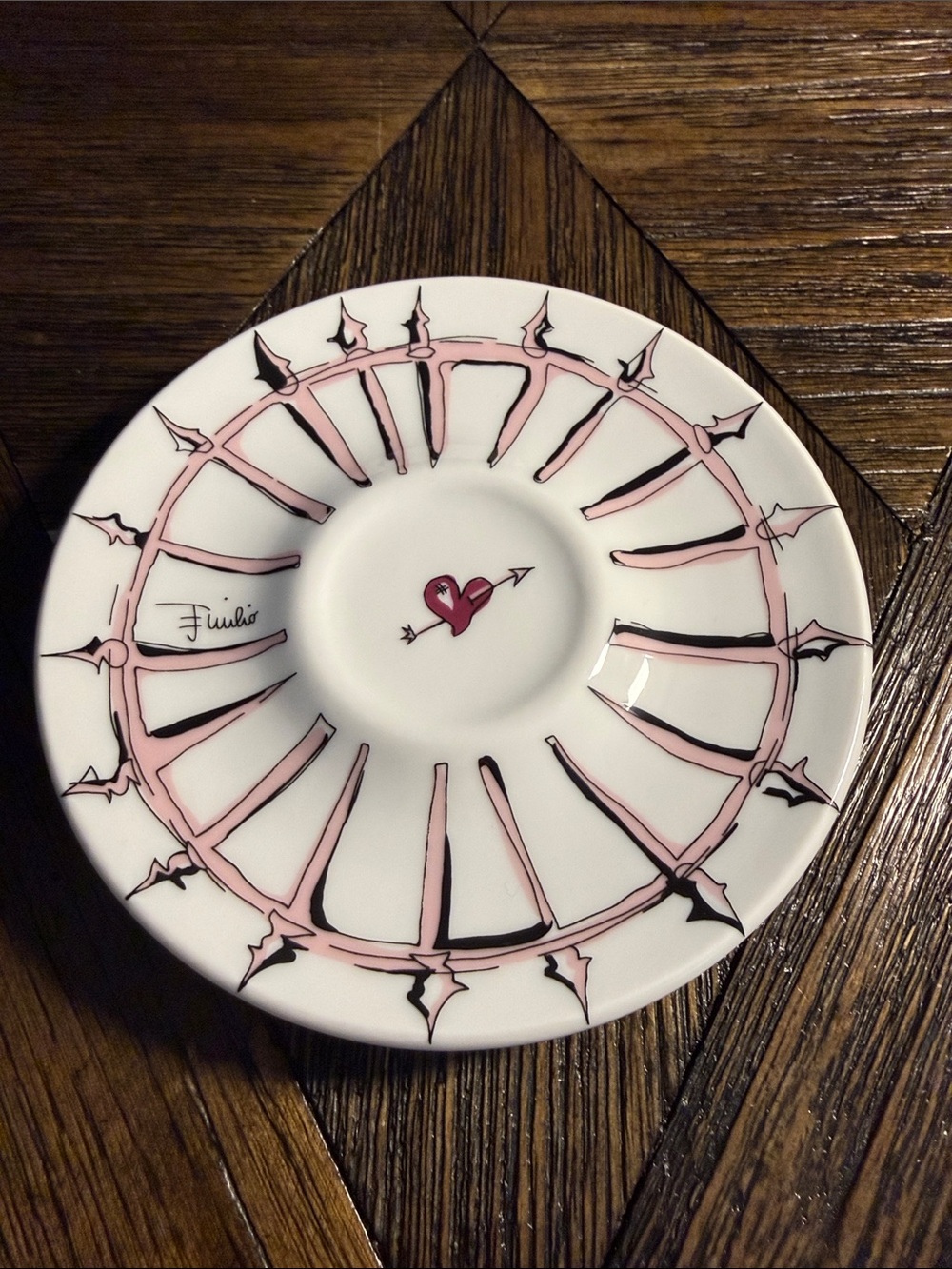 illy Art Collection Emilio Pucci Cities of the World Espresso Saucer 5” Collect